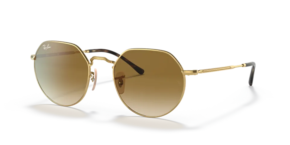 Ray ban RB3565 JACK 927533 53 G Unisex Güneş Gözlüğü 53-20 /145 - Altın