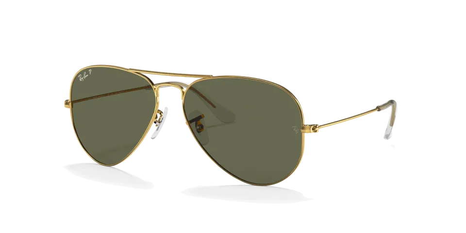 RAY-BAN RB 3025 - AVIATOR  58 G Altın / Yeşil - 58-14 /135