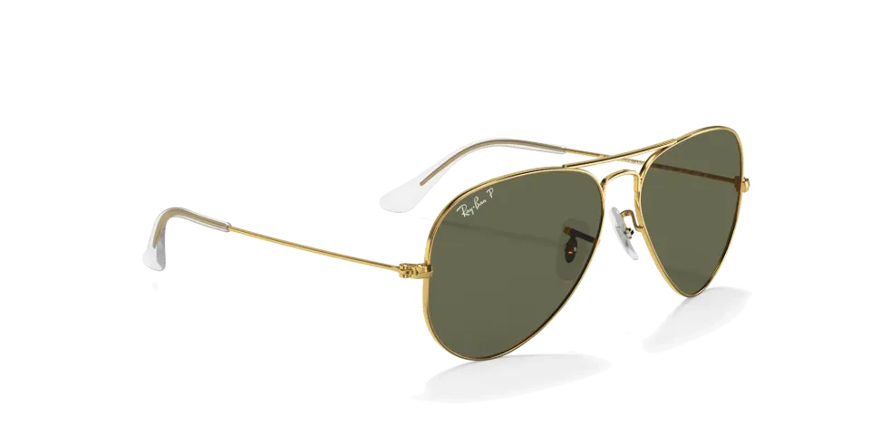 RAY-BAN RB 3025 - AVIATOR  58 G Altın / Yeşil - 58-14 /135