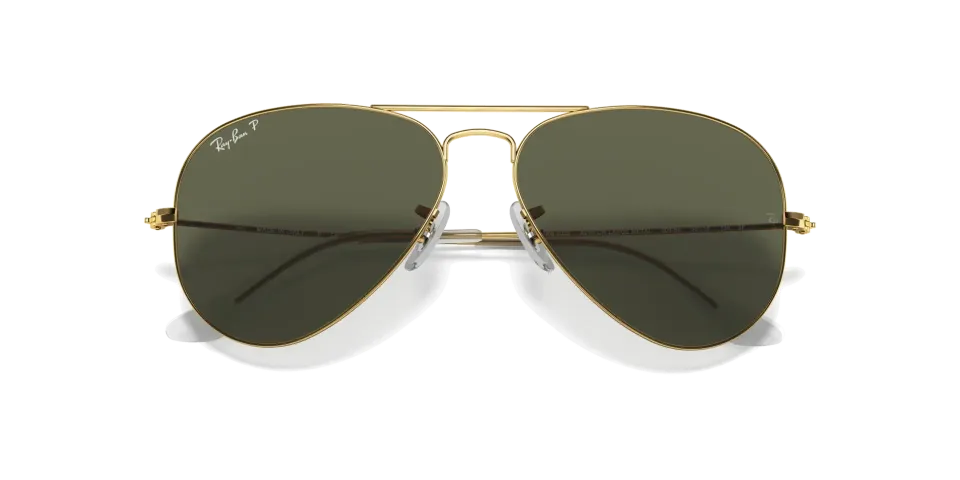 RAY-BAN RB 3025 - AVIATOR  58 G Altın / Yeşil - 58-14 /135